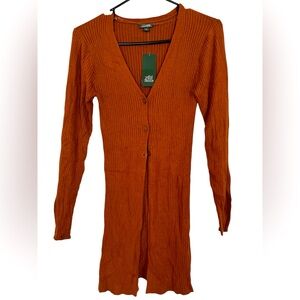 Wild Fable• Fall Burnt Orange Women’s Cardigan, Size XS